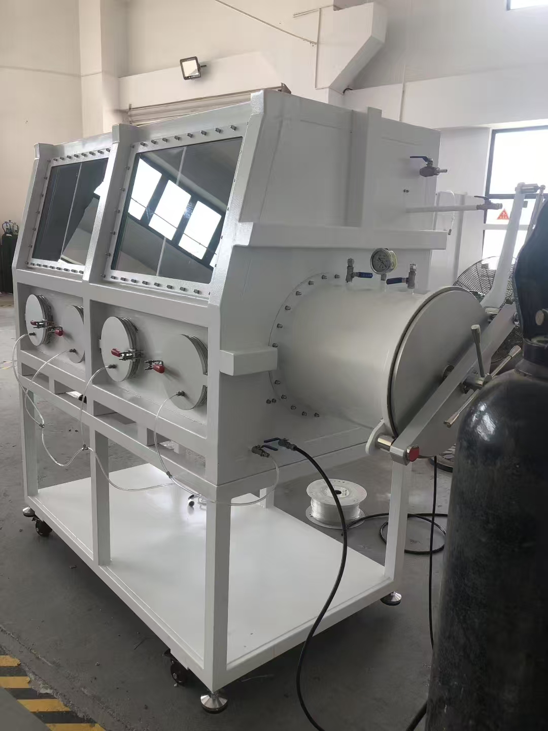 定制双工位不锈钢真空手套箱